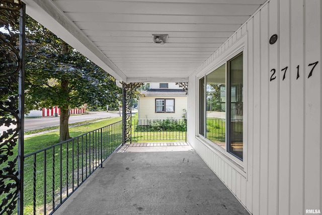 view of patio / terrace featuring a porch