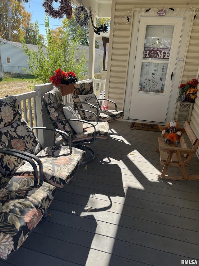 443 4th Ave N, Clinton, IA 52732 - view of deck