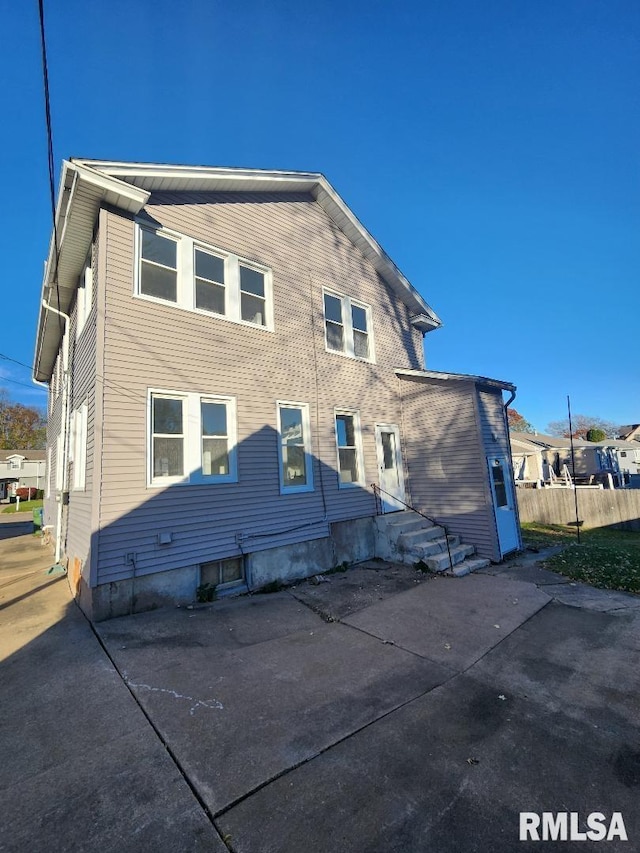 view of rear view of house