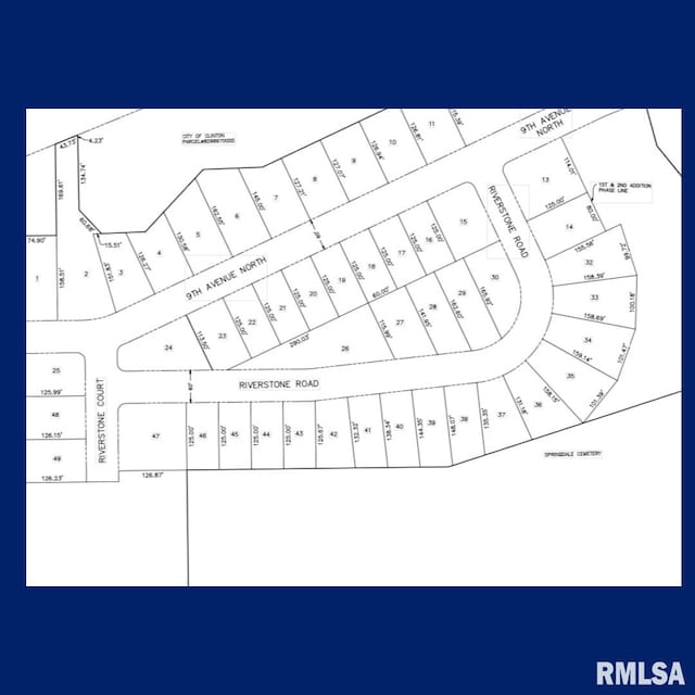 874 Riverstone Ct, Clinton IA, 52732 land for sale