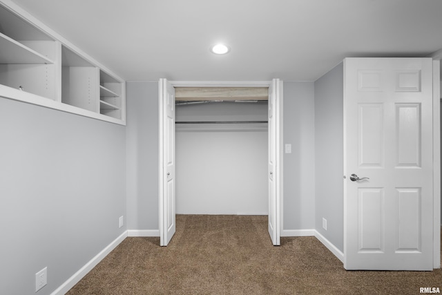 view of closet