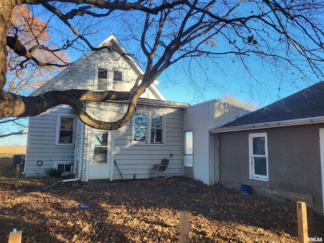 view of back of property