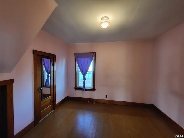 bonus room featuring hardwood / wood-style floors