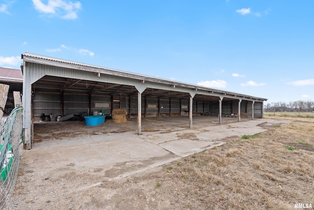 view of stable