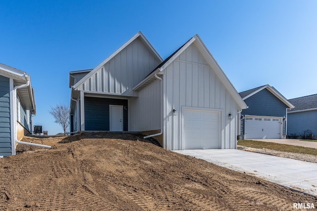 view of front of property with central AC unit