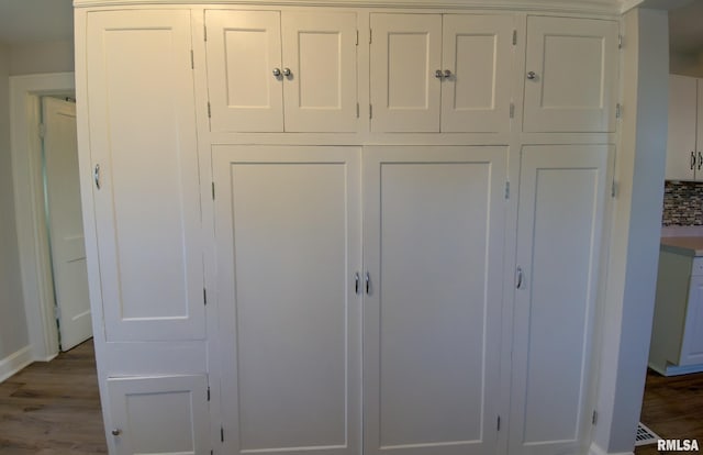 view of closet