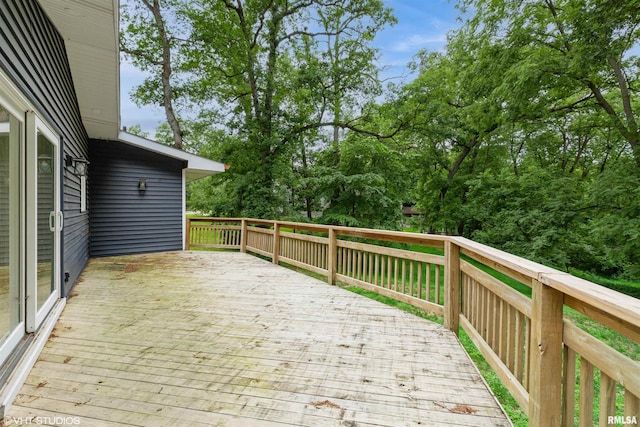 27339 Sherry Ann Ct, Donahue, IA 52746 - view of wooden terrace