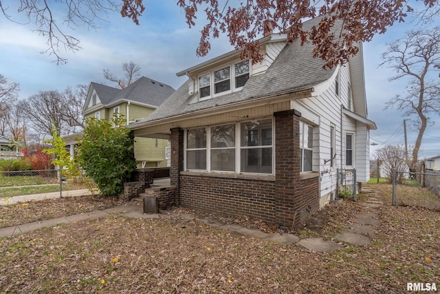 view of front of home