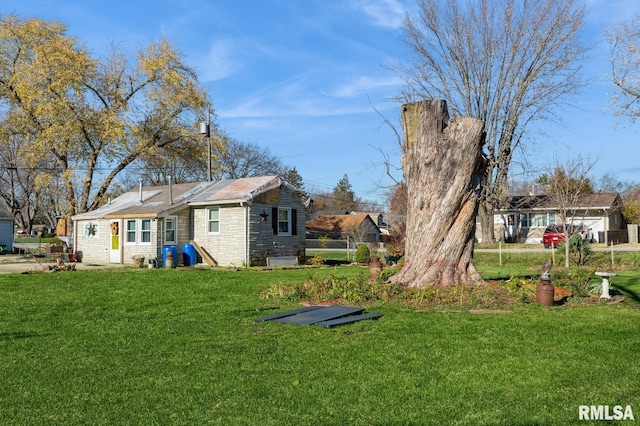 view of yard