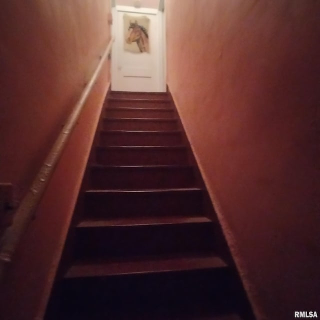 view of stairs