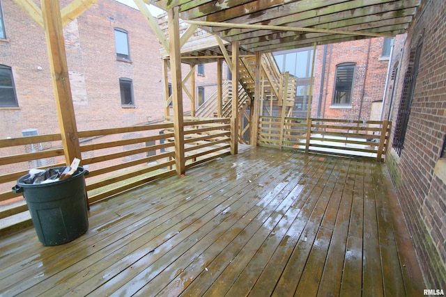 view of deck