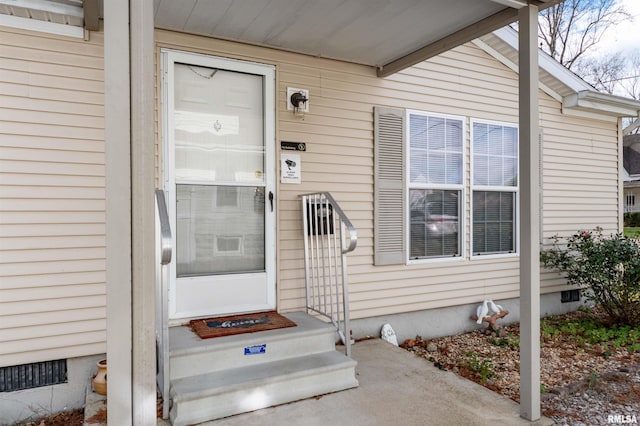 view of property entrance