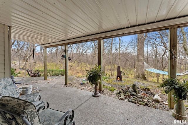 view of patio