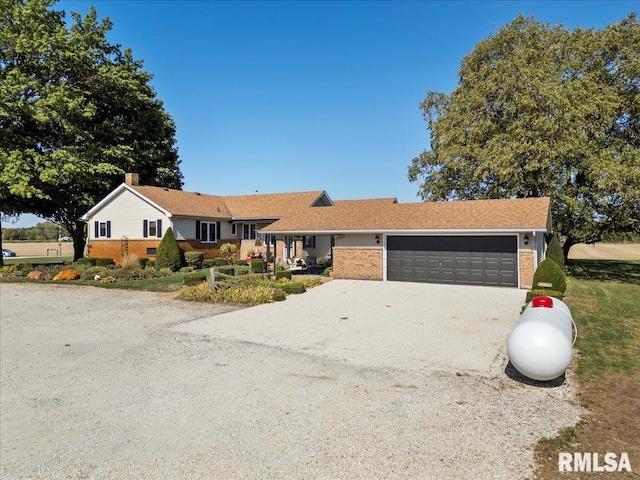 ranch-style house with a garage