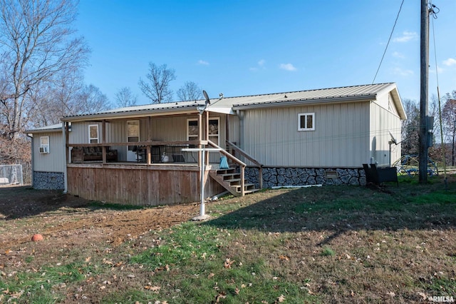 view of rear view of property