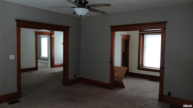508 NW 4th Ave, Aledo, IL 61231 - unfurnished room featuring a ceiling fan and carpet floors