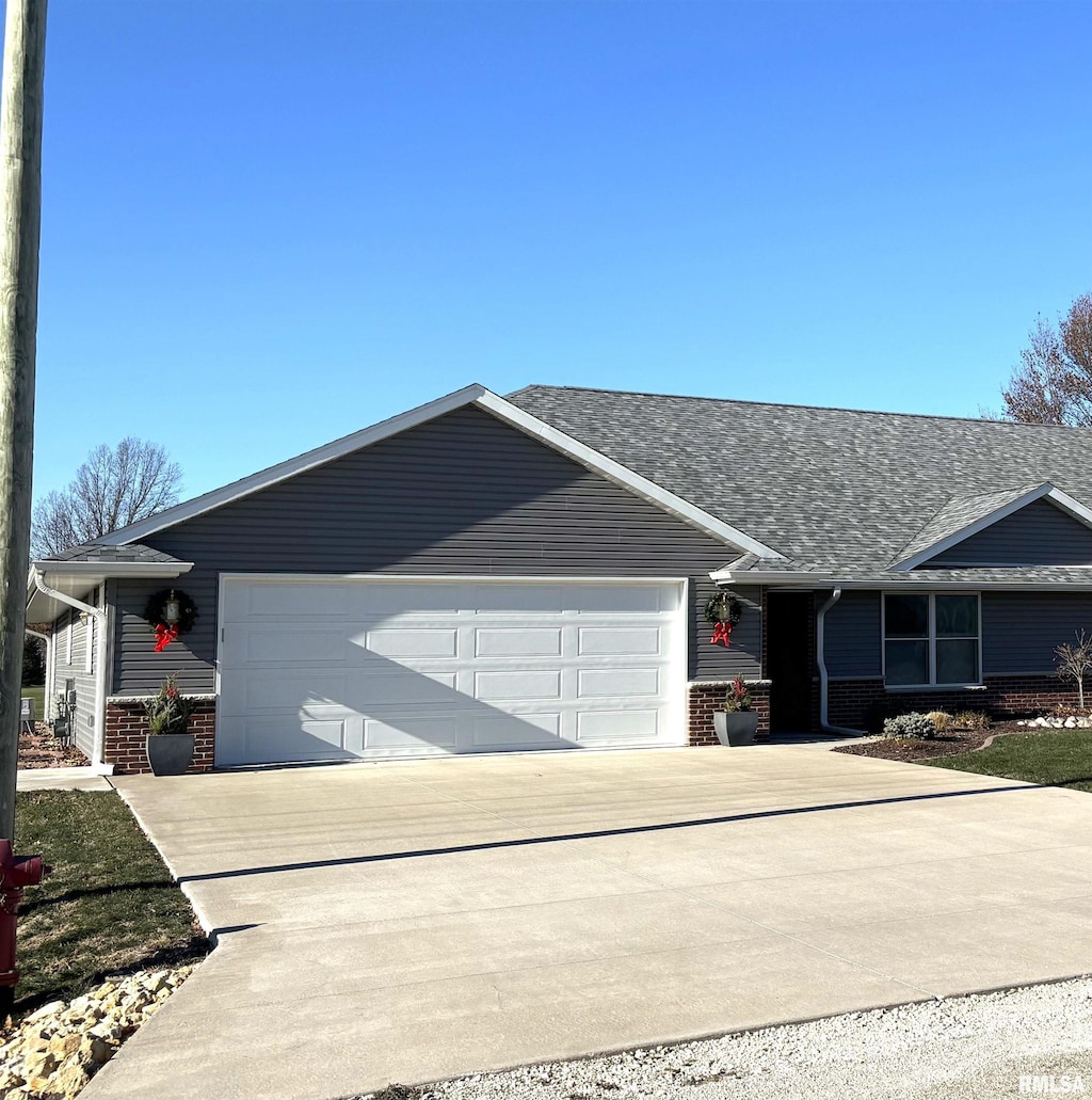 ranch-style house with a garage