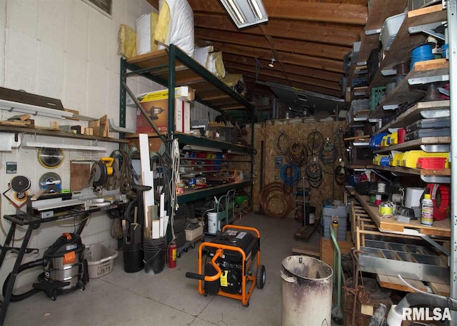 view of storage