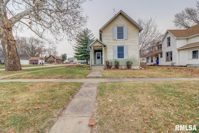 front of property featuring a front yard