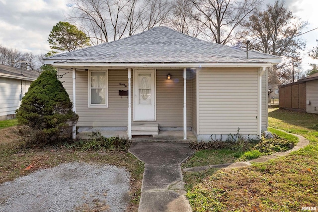 view of bungalow-style house