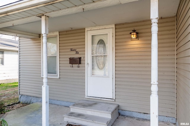 view of entrance to property