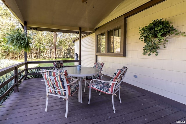 view of deck