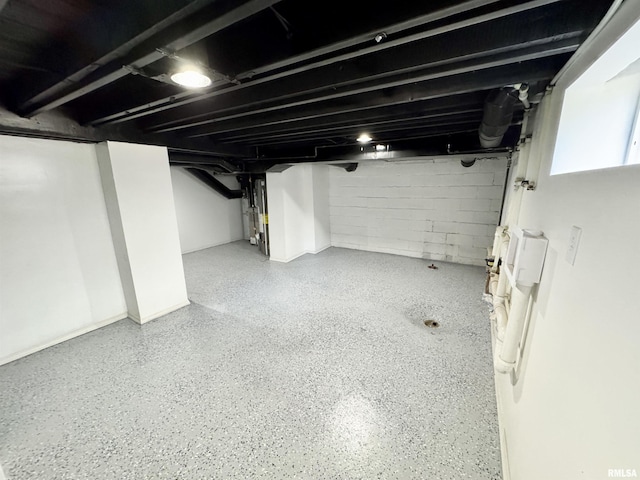 view of basement