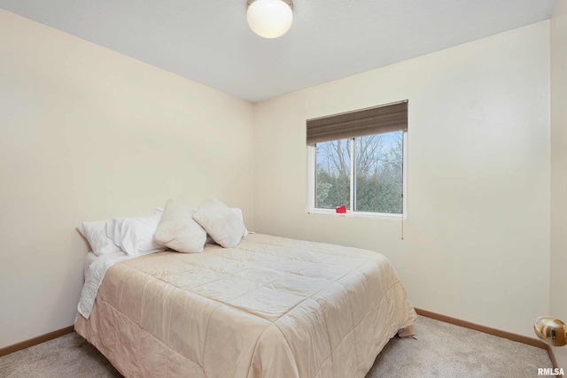 bedroom featuring carpet floors