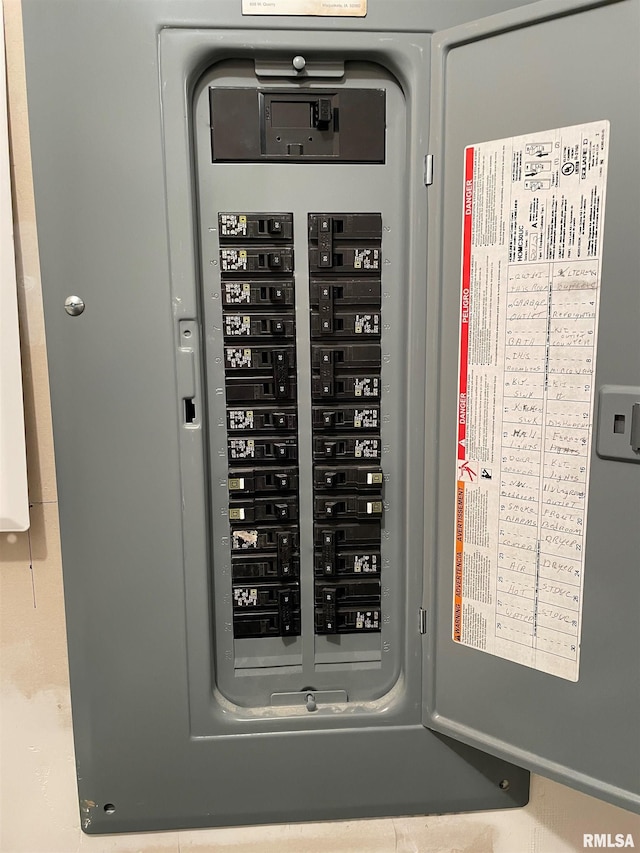 utilities with electric panel