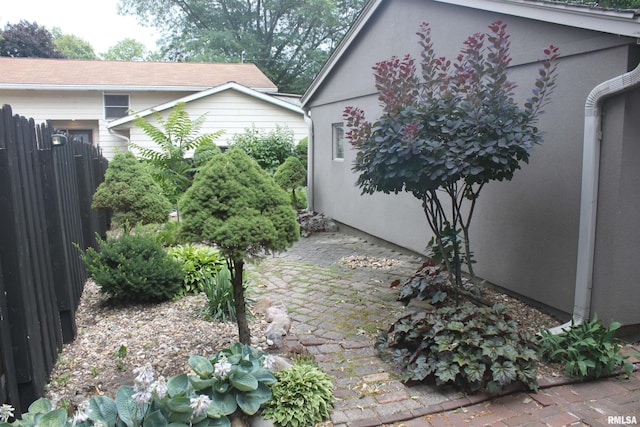 view of home's exterior featuring a patio area