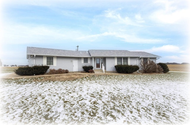 view of ranch-style home