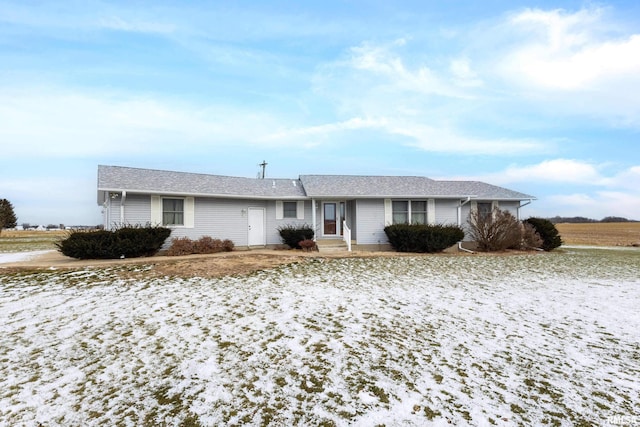 view of ranch-style house