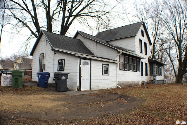 view of property exterior