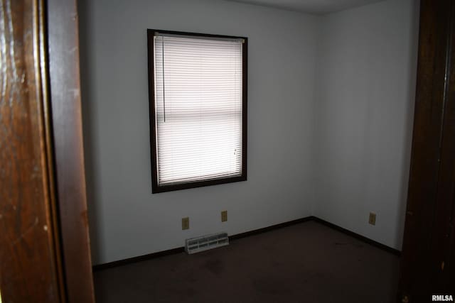 view of spare room