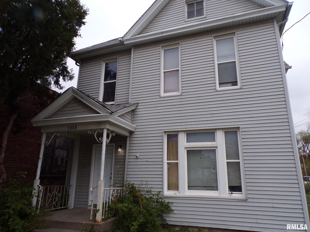 view of traditional home