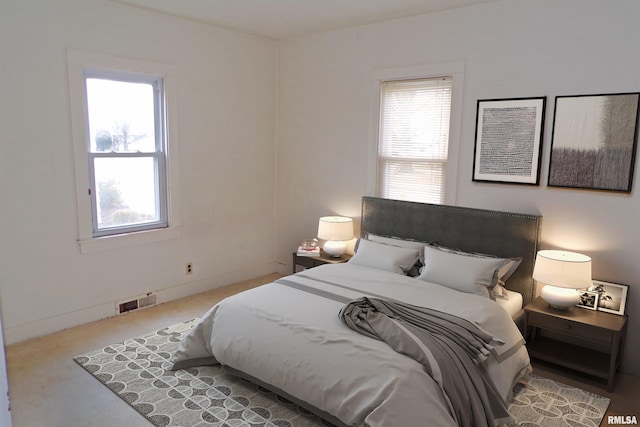 bedroom featuring carpet floors