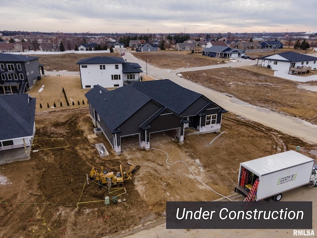 birds eye view of property featuring a residential view