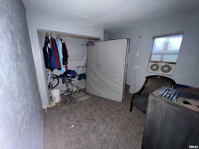 washroom featuring carpet flooring