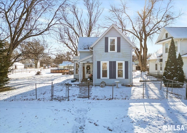 view of front of property