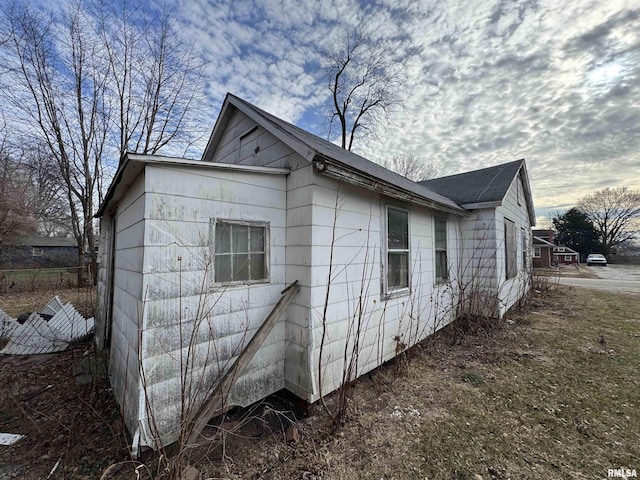 view of property exterior