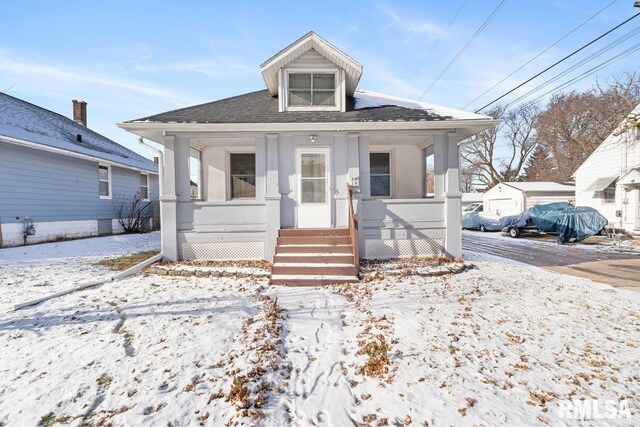 view of bungalow-style house