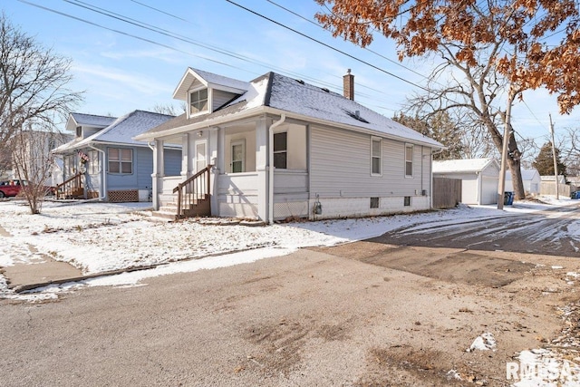 view of front of home