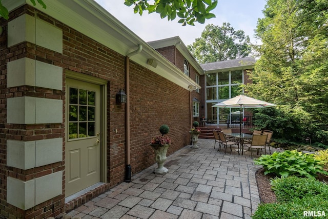 view of patio