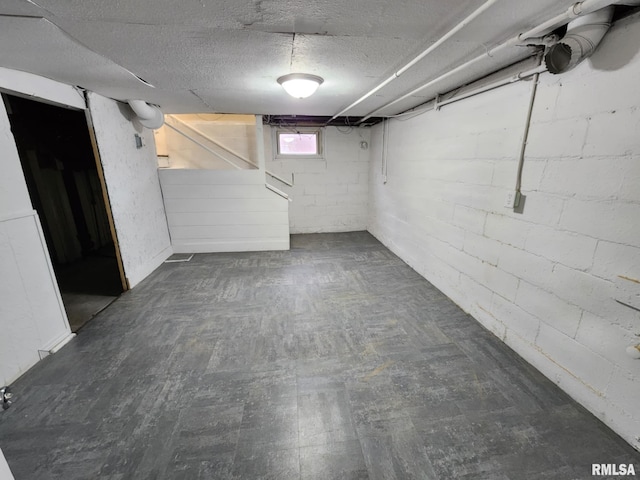 view of basement