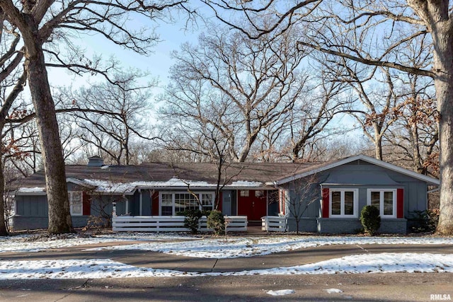 view of ranch-style house