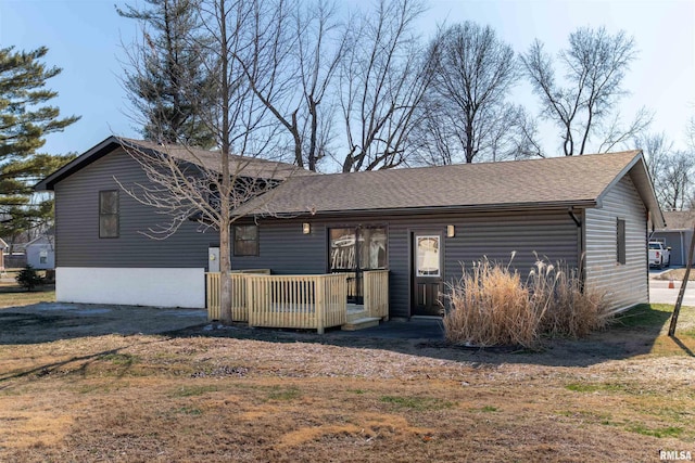 view of ranch-style home