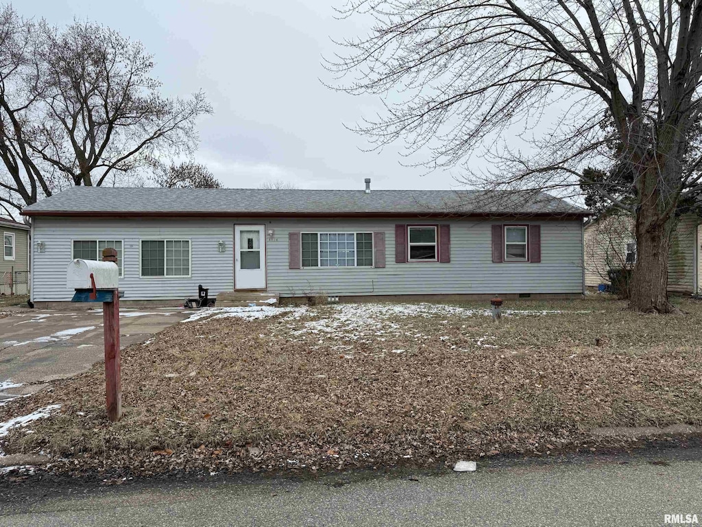 view of front of home