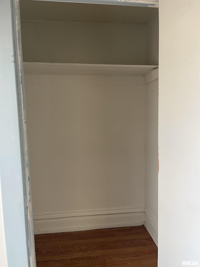 view of closet