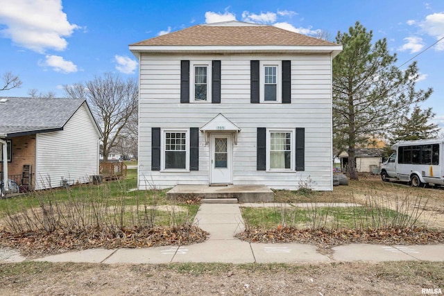 view of front of home