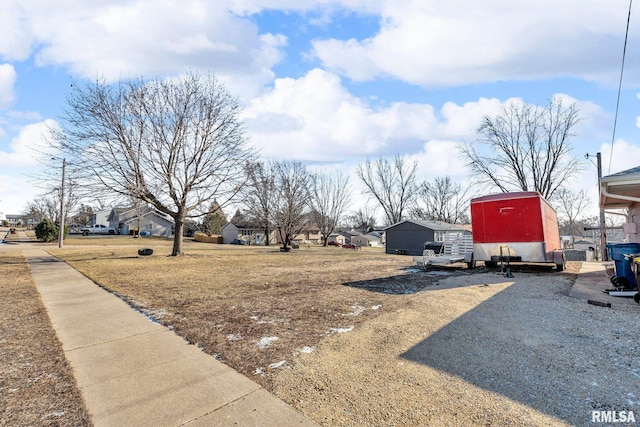 view of yard